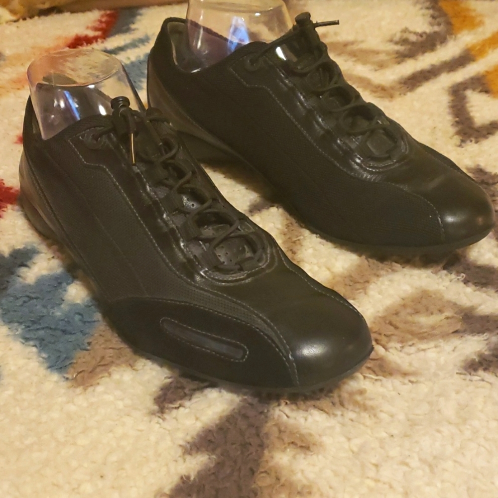 Paul Green Black Leather Munchen Women's Size 7.5